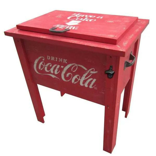 Coca-Cola Wooden Cooler | Coca-Cola Store Essential