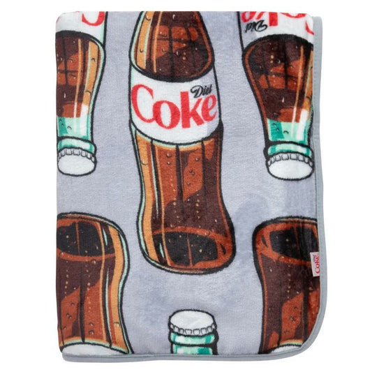 Diet Coke Bottles Plush Blanket | Coca-Cola Store Latest