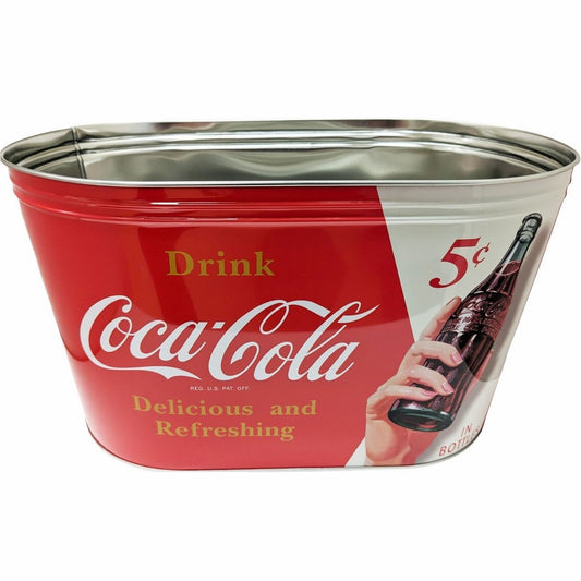 Coca-Cola Galvanized Tin Large Tub | Coca-Cola Store Popular