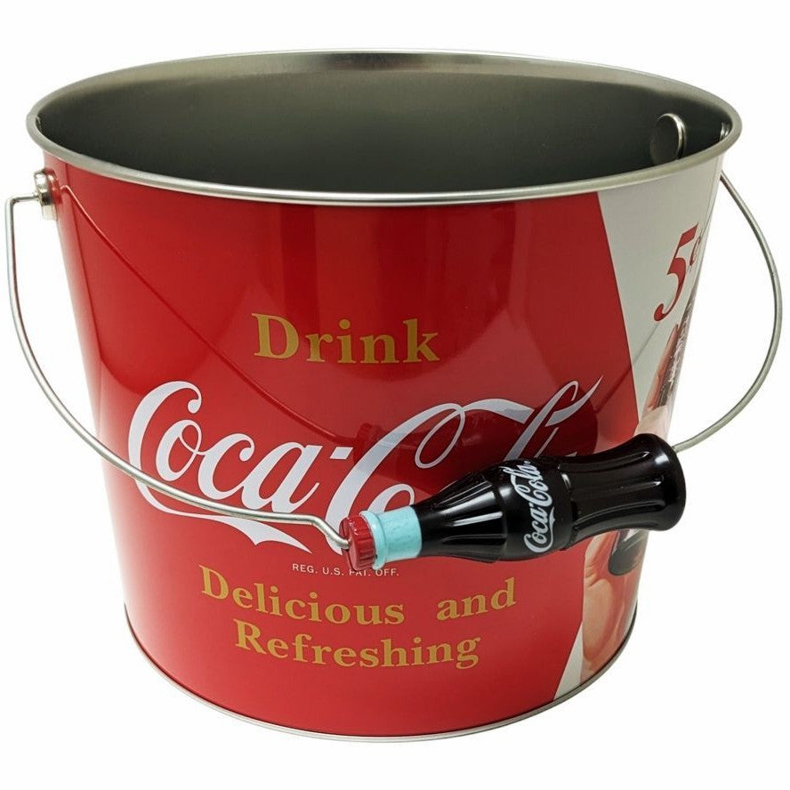 Coca-Cola Galvanized Tin Beverage Bucket | Coca-Cola Store Hot Sale