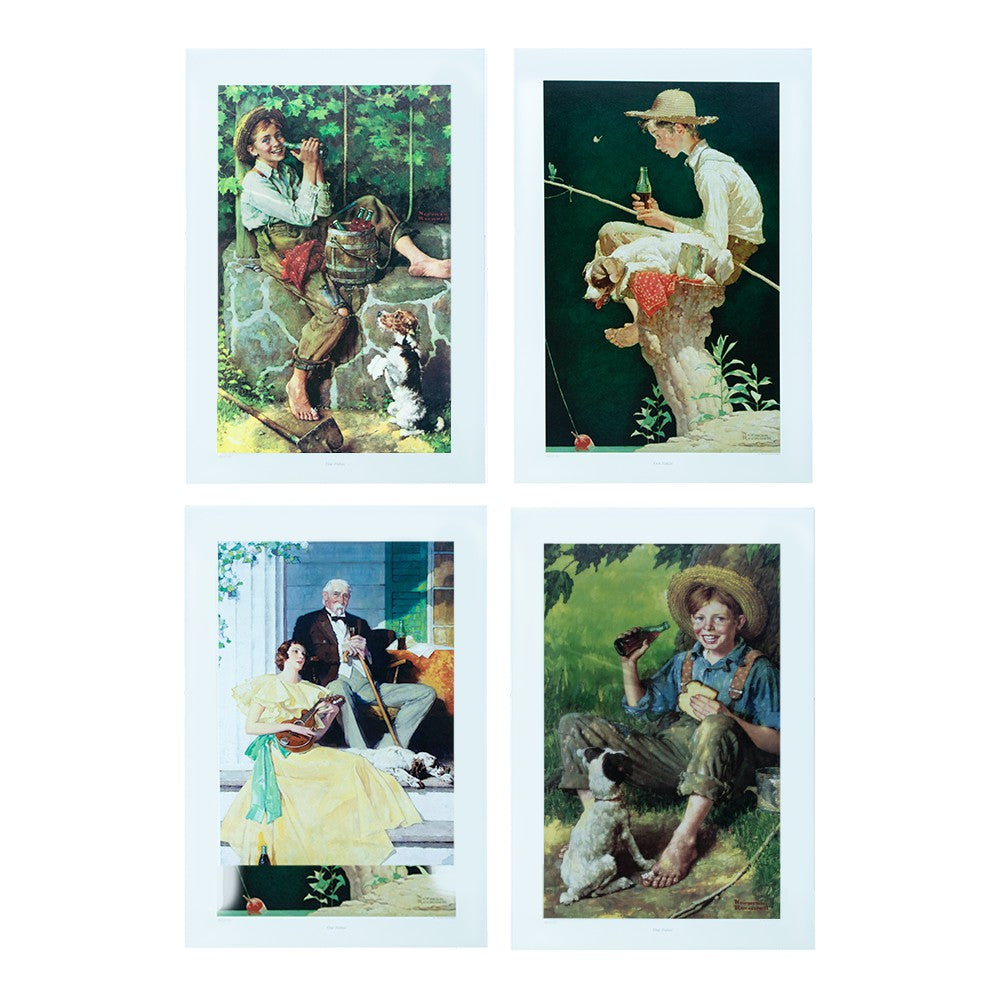 Coca-Cola Limited Edition Norman Rockwell Coca-Cola Prints - Set of 4 | Coca-Cola Store Classic