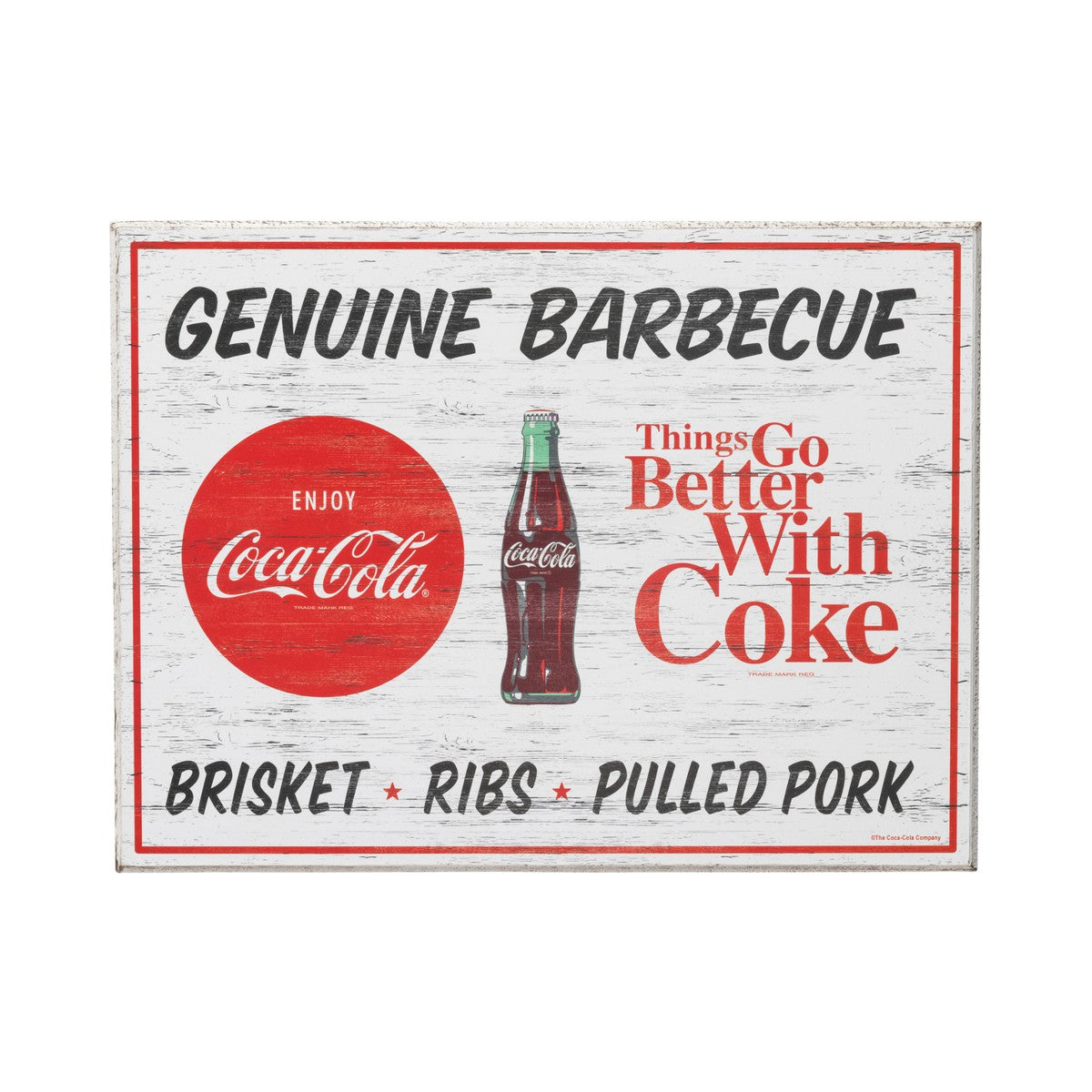 Coca-Cola Genuine Barbeque Sign | Coca-Cola Store Everyday