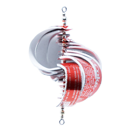 Coca‑Cola Drop Ornament | 4.5"x3"x3" Handmade from Recycled Aluminum | Coca-Cola Store Classic