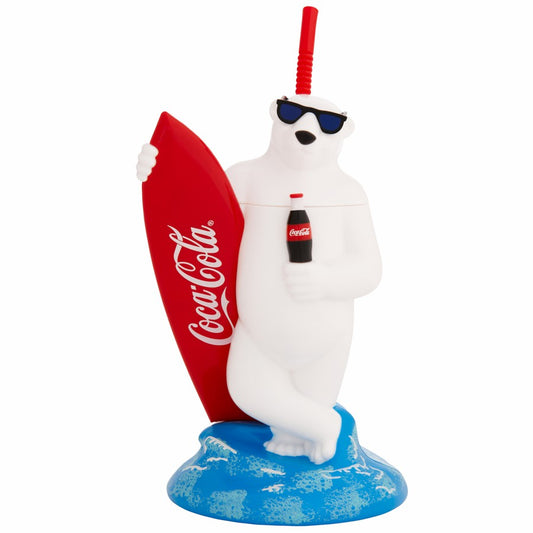 Coca-Cola Polar Bear Surfer Sipper 16 oz | Coca-Cola Store Value