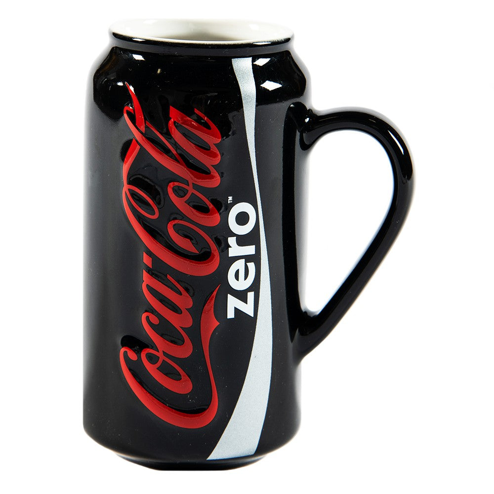 Coke Zero Can Sculpted Mug -12oz | Coca-Cola Store Special Offer