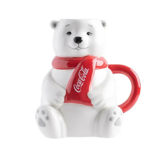 Coca-Cola Polar Bear Full Body Mug – 16oz Ceramic Drinkware | Coca-Cola Store Latest