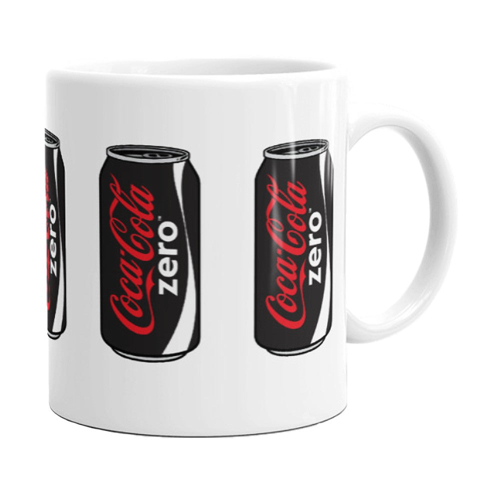 Coke Zero Can Design Mug – 11oz White Ceramic Drinkware | Coca-Cola Store Exclusive