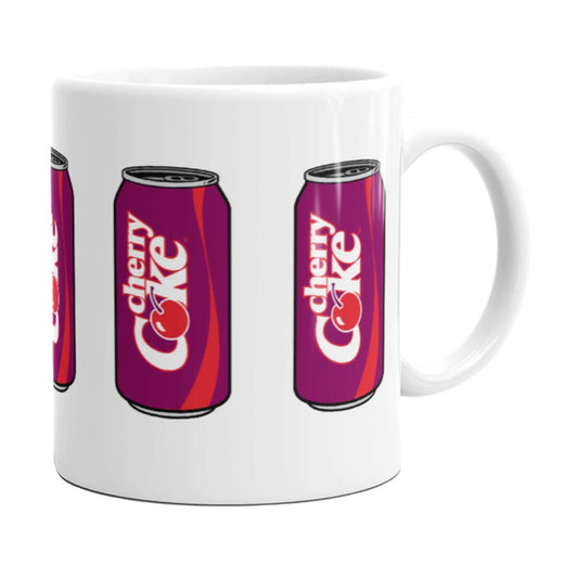 Cherry Coke Can Design Mug – 11oz White Ceramic Drinkware | Coca-Cola Store Deals