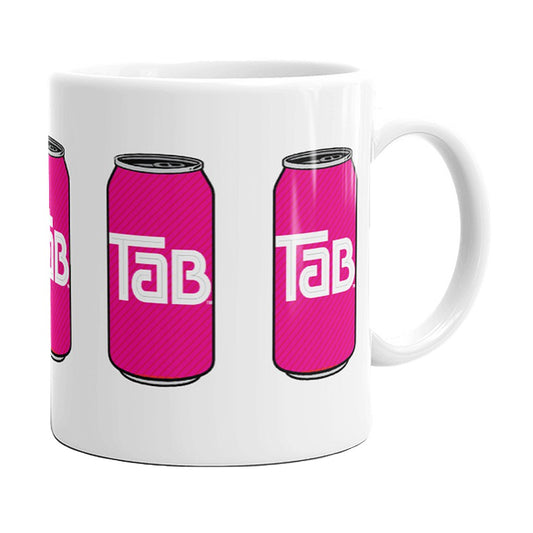 TaB Can Design Mug – 11oz White Ceramic Drinkware | Coca-Cola Store Everyday