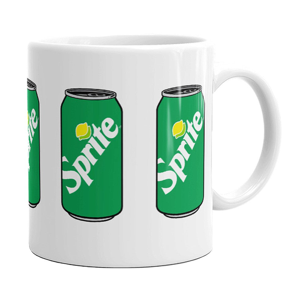 Sprite Can Design Mug – 11oz White Ceramic Drinkware | Coca-Cola Store Value