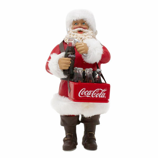 Coca‑Cola Santa Opening Bottle Ornament | Kurt S. Adler Resin Holiday Decor | Coca-Cola Store Exclusive