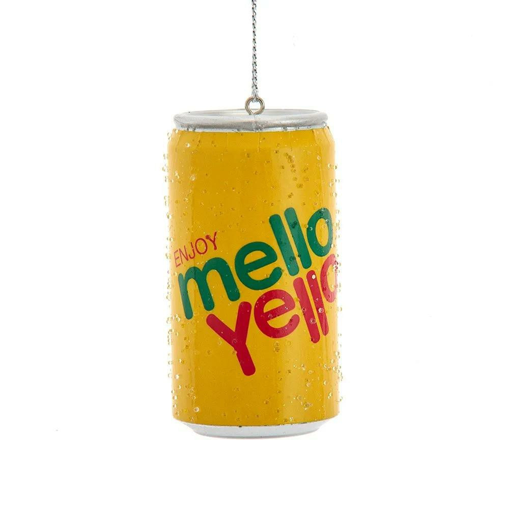Mello Yello Can Ornament | 3" Retro Holiday Coca‑Cola Decor | Coca-Cola Store Quality