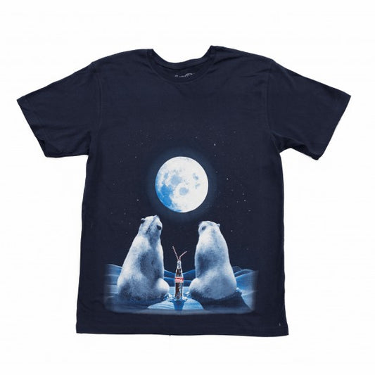 Coca-Cola Full Moon Polar Bear Youth Tee | Coca-Cola Store Latest
