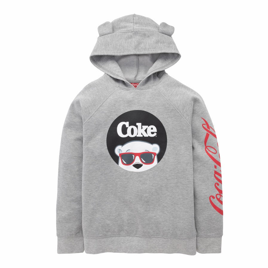 Coke Polar Bear Ears Youth Hoodie | Coca-Cola Store Classic