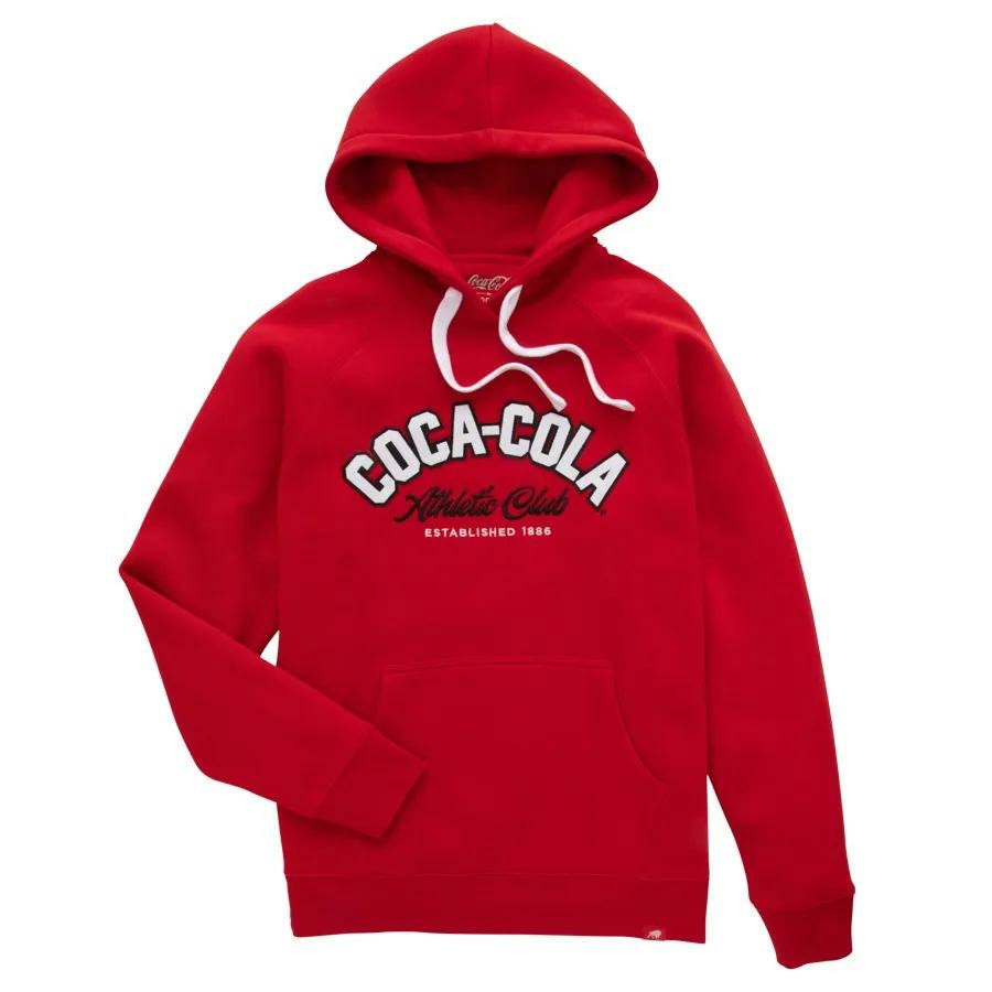 Coca-Cola Athletic Club Red Unisex Hoodie | Coca-Cola Store Exclusive