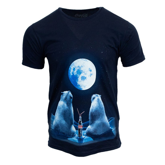 Coca-Cola Full Moon Polar Bears Unisex Tee | Coca-Cola Store Special Offer