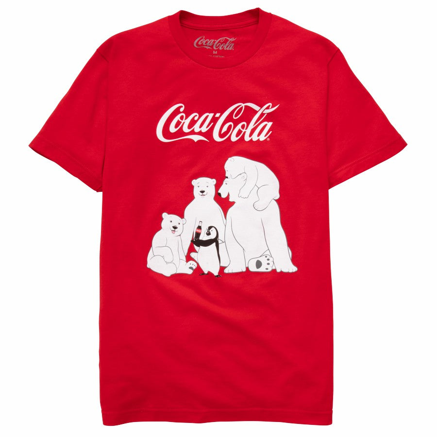 Coca-Cola Polar Bear Family Unisex Tee | Coca-Cola Store Everyday
