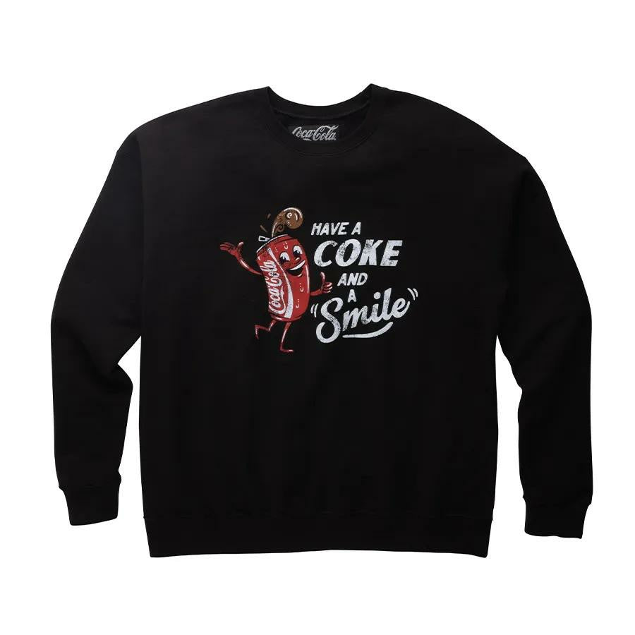 Coca-Cola Can Guy Unisex Crew Fleece | Coca-Cola Store Essential