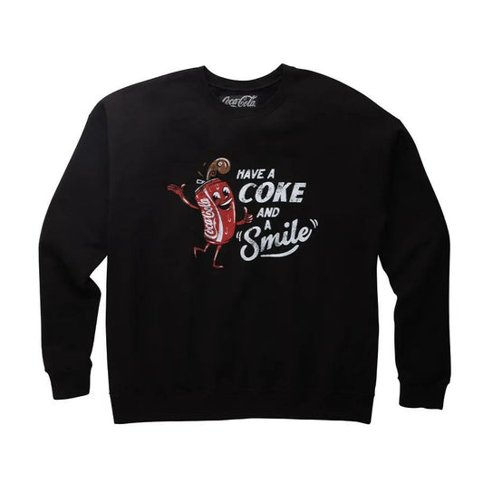 Coca-Cola Can Guy Unisex Crew Fleece | Coca-Cola Store Essential